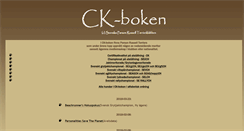 Desktop Screenshot of ckboken.parsonklubben.se