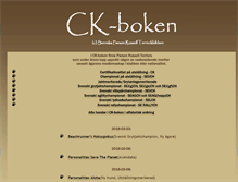 Tablet Screenshot of ckboken.parsonklubben.se